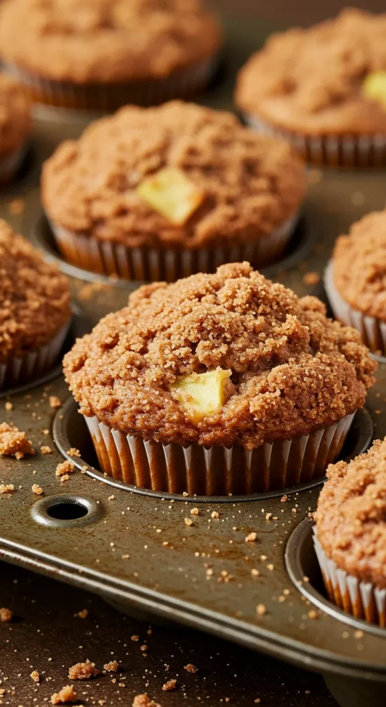 Apple Cinnamon Crumble Muffins