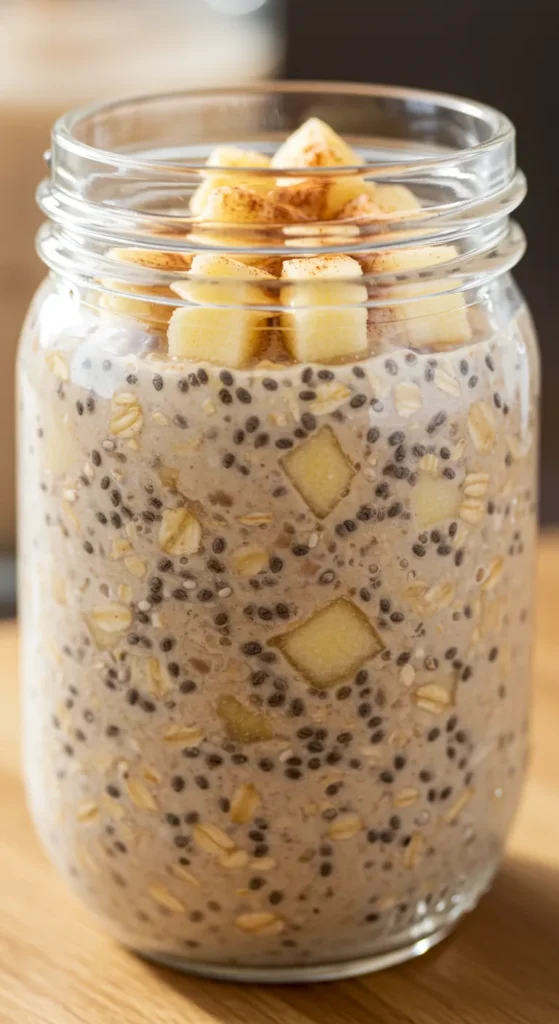 Apple Cinnamon Overnight Oats