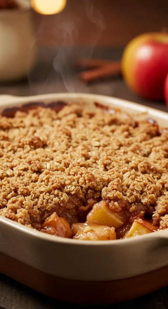 Apple Crisp with Oat Crumble