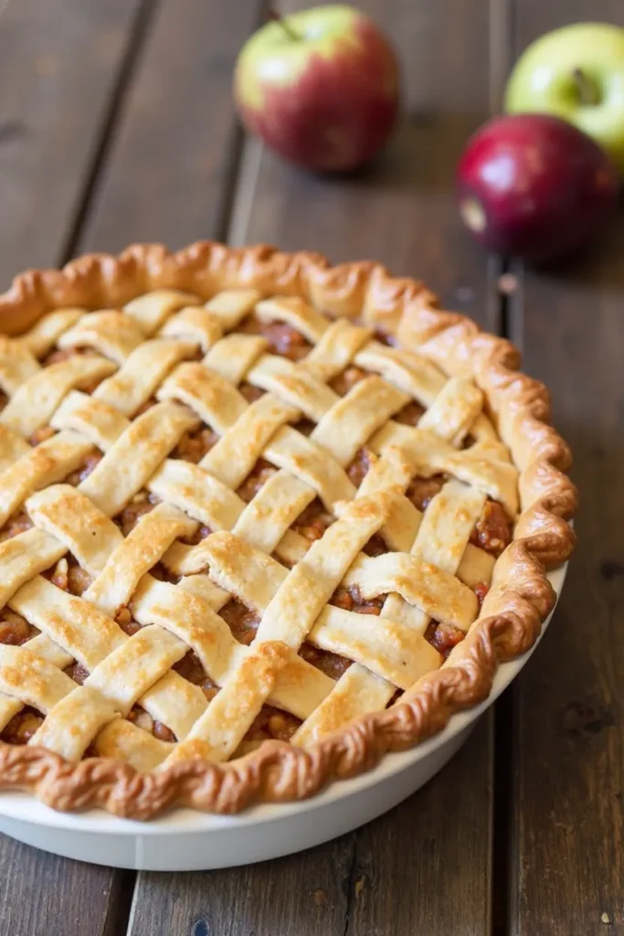 Apple Pie with Lattice Crust