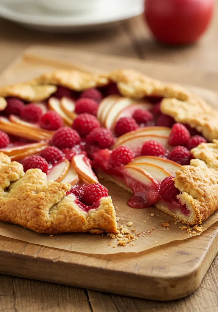 Apple Raspberry Galette Recipe
