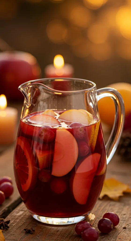 Apple Sangria for Fall Nights