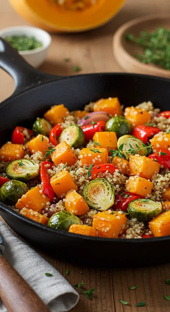 Autumn Veggie and Quinoa Skillet