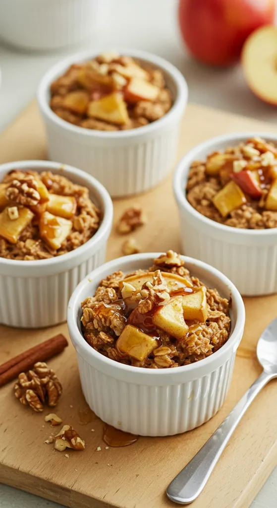 Baked Apple Oatmeal Cups