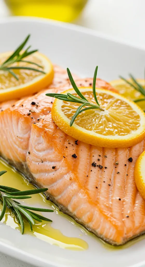 Baked Salmon with Rosemary & Citrus