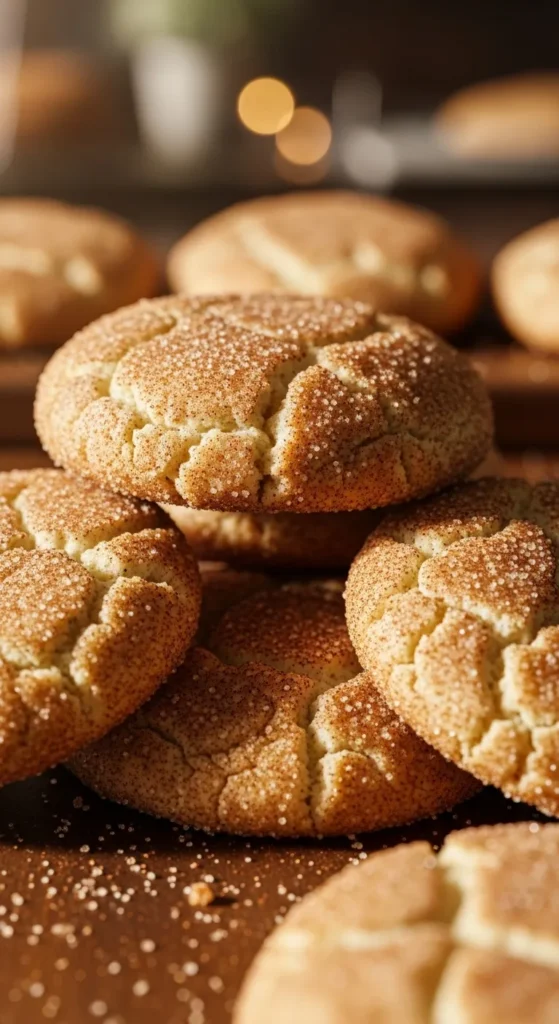 Bakery Style Snickerdoodle Cookies