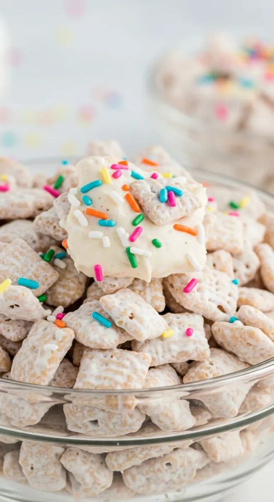Birthday Cake Puppy Chow