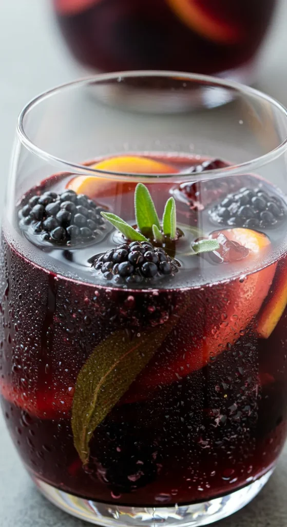 Blackberry Sage Red Sangria