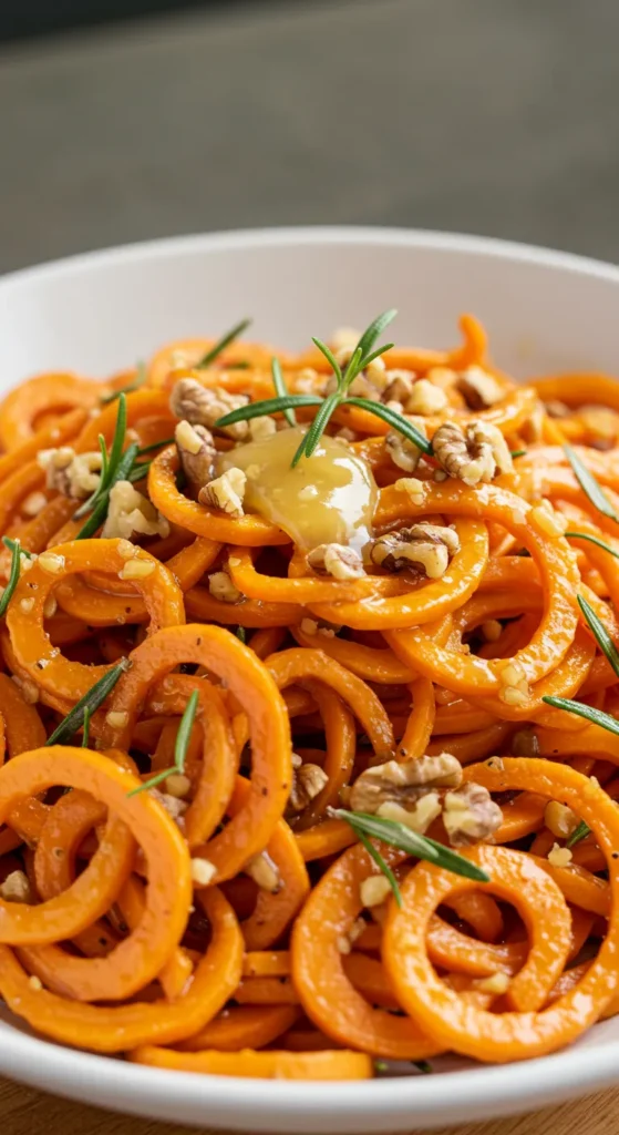 Brown Butter & Rosemary Sweet Potato Noodle Salad