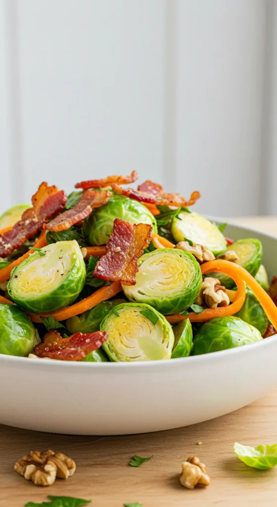 Brussels Sprouts & Bacon Salad