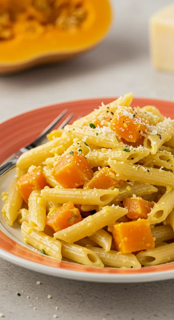 Butternut Squash Alfredo Pasta