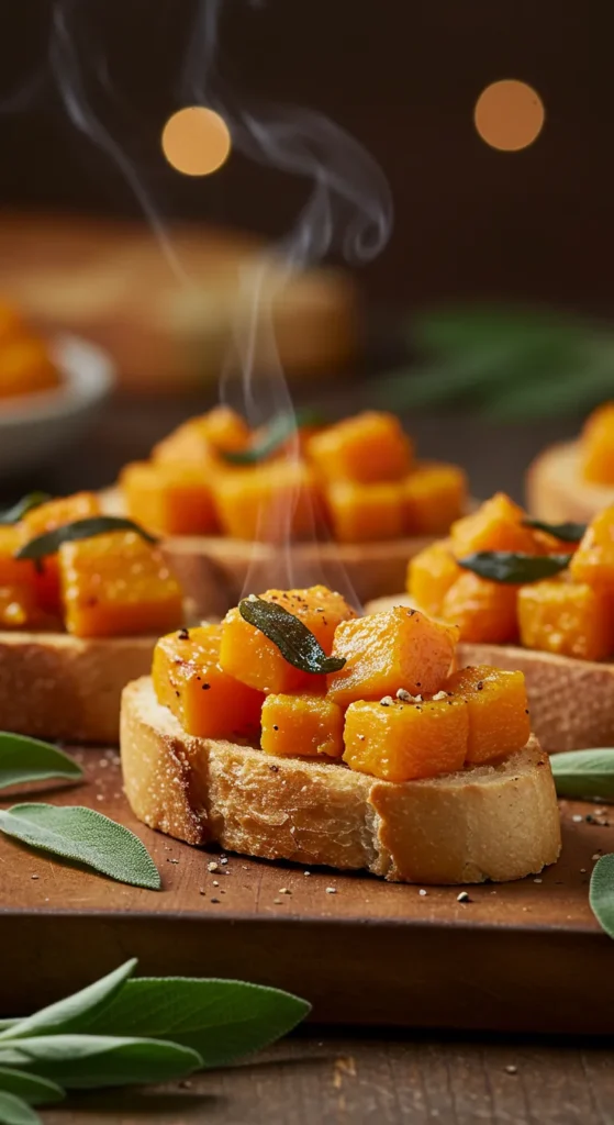Butternut Squash & Sage Crostini