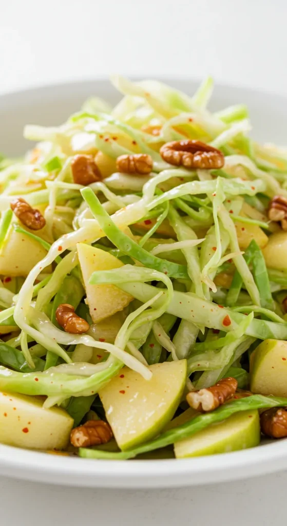 Cabbage and Apple Slaw with a Twist