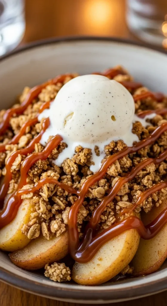 Caramel Apple Crisp — Classic With a Crunchy Twist