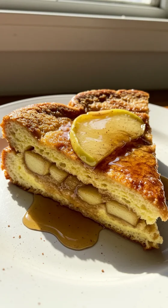 Caramelized Apple Stuffed French Toast