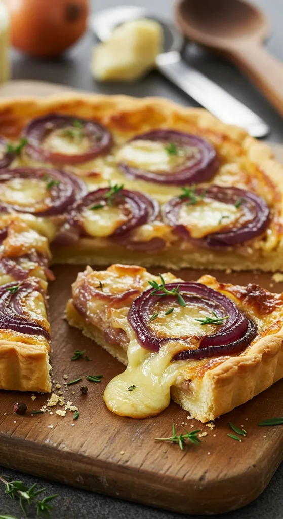 Caramelized Onion and Gruyere Tart