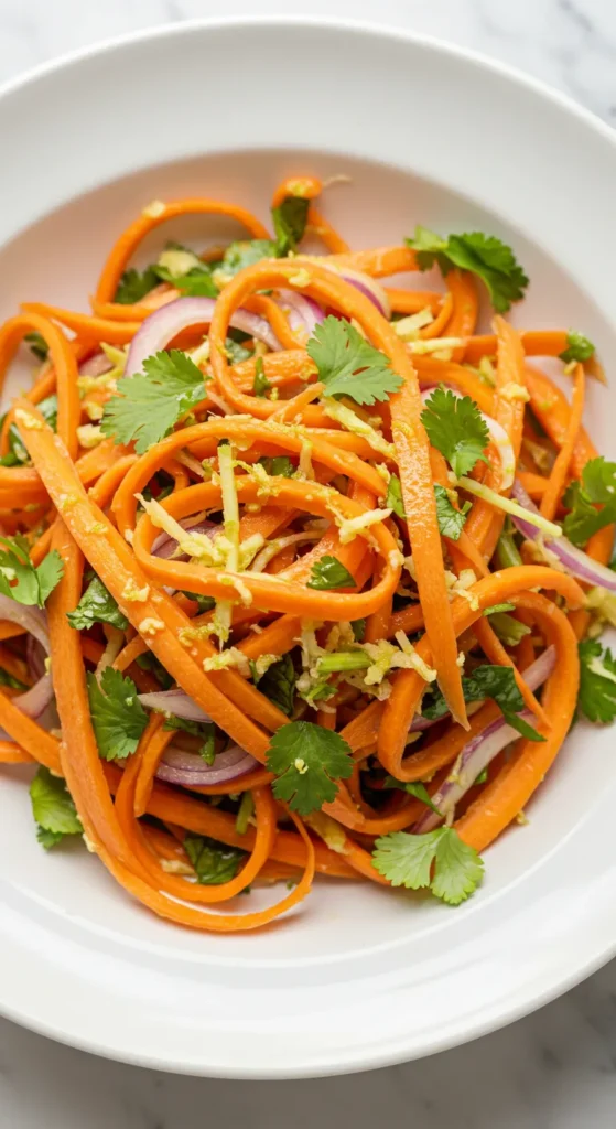 Carrot and Ginger Zest Salad
