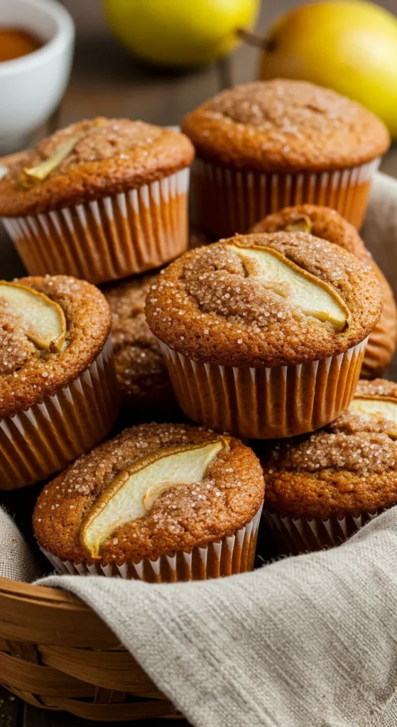 Chai Spiced Pear Muffins