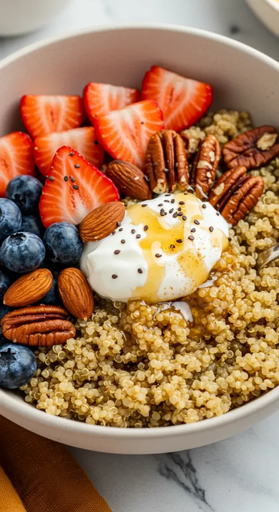 Chai-Spiced Quinoa Breakfast Bowl