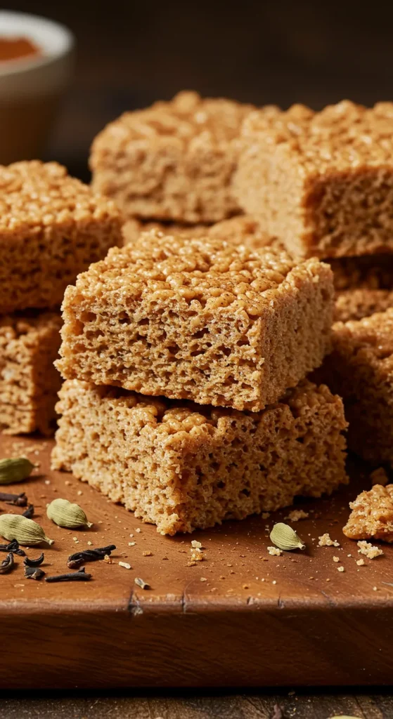 Chai-Spiced Rice Krispie Treats