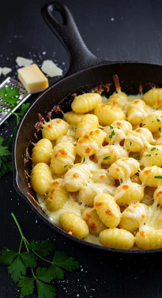 Cheesy Skillet Gnocchi