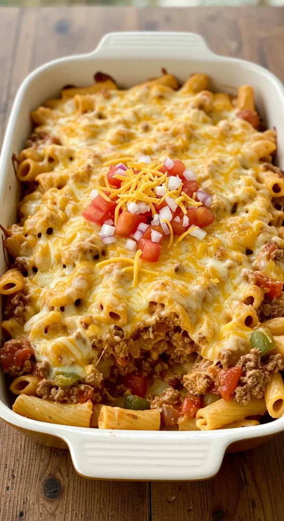 Cheesy Taco Pasta Bake