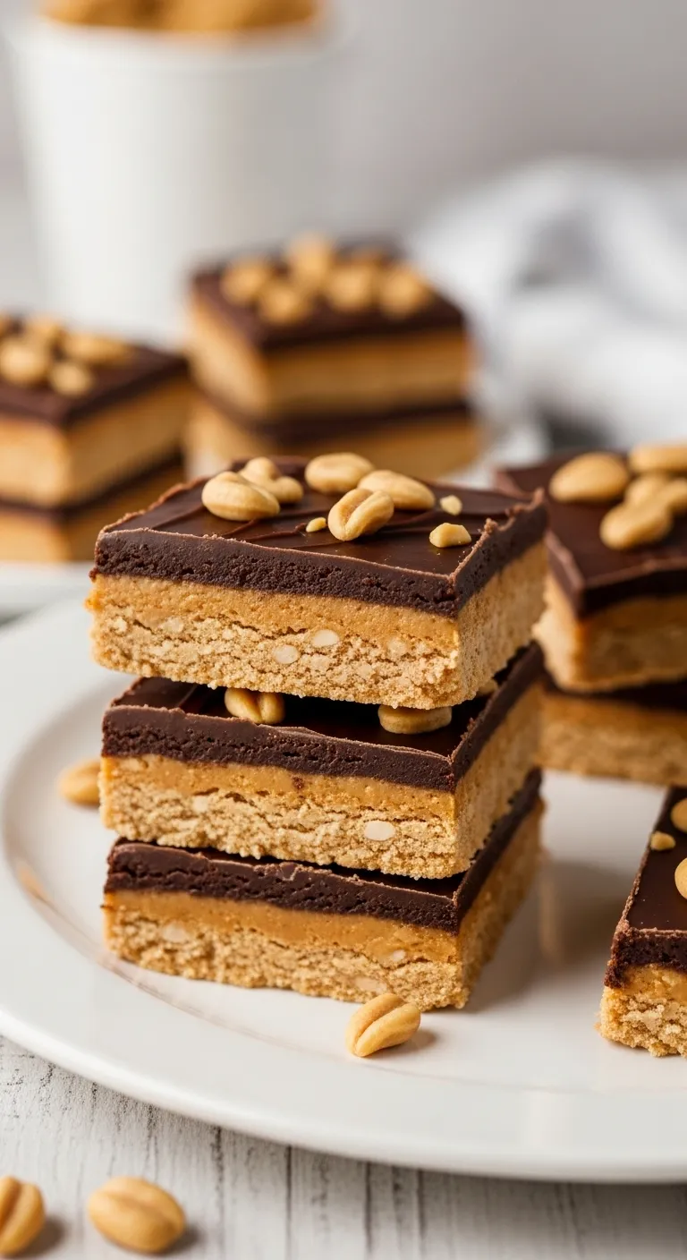 Chocolate Peanut Butter Bars: Easy No-Bake Dessert Recipe