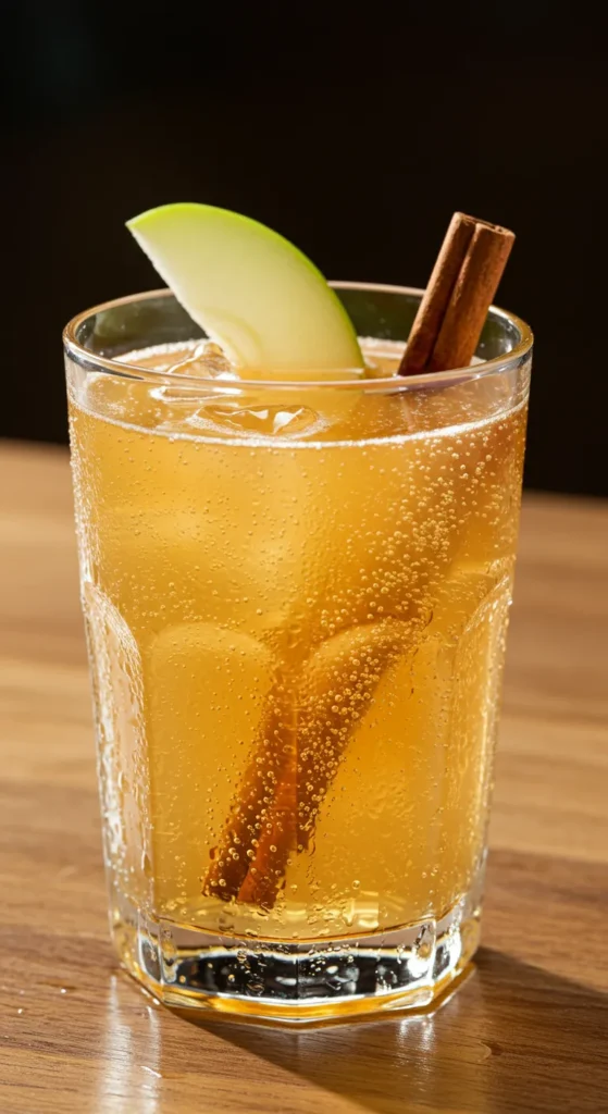 Cinnamon Apple Spritzer (Non-Alcoholic)