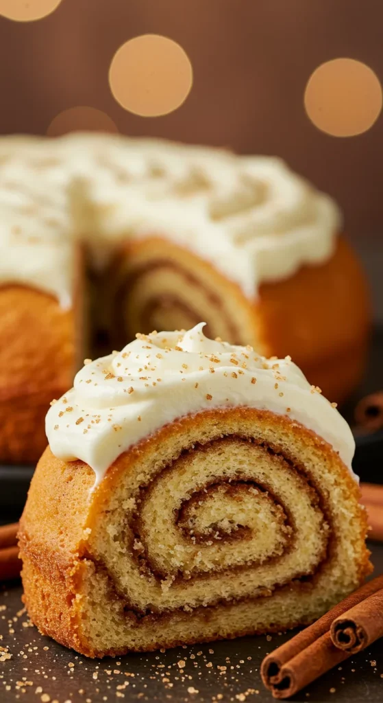 Cinnamon Roll Cake