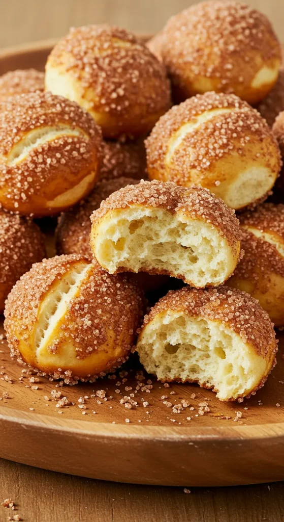 Cinnamon Sugar Pretzel Bites