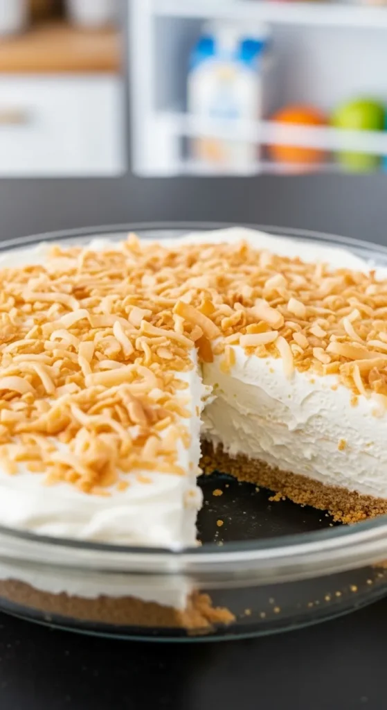 Coconut Cream Refrigerator Pie
