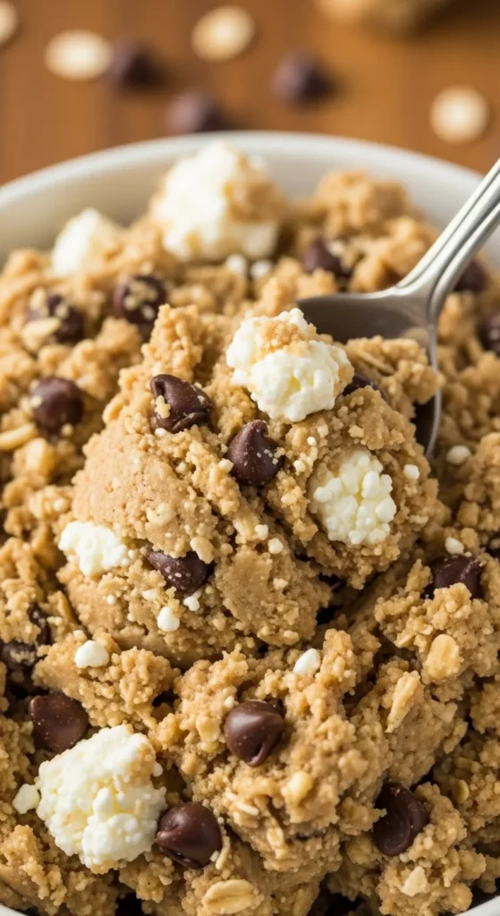 Cottage Cheese Cookie Dough So you’re craving something tasty but too lazy to spend forever in the kitchen, huh Same. And let’s be honest—sometimes you just want to eat cookie dough straight from the bowl without that tiny voice in your head whispering, “Um, raw eggs Salmonella Hospital trip” Enter cottage cheese cookie dough. It’s creamy, sweet, edible by the spoonful, and surprisingly protein-packed. Basically, dessert and gym fuel had a baby, and it’s delicious. Why This Recipe is Awesome First off, no oven required. Yep, you can keep your kitchen cool and your life easy. Second, cottage cheese makes this dough super creamy while also sneaking in protein (so you can pretend you’re making gains while snacking). Third, it’s idiot-proof. I mean, if I managed to blend three things together without burning them, you can too. Plus, you get all the nostalgic vibes of cookie dough, but without the guilt trip or salmonella risk. Win-win. And honestly It’s just fun to say Cottage cheese cookie dough. Try saying it five times fast. Ingredients You’ll Need Nothing wild here—just regular pantry stuff plus the star of the show. Cottage cheese (1 cup) – the creamy, protein-y base. Go full-fat for best flavor. Peanut butter (2–3 tbsp) – or almond butter if you’re feeling fancy. Adds richness. Maple syrup or honey (2–3 tbsp) – sweetens things up without being overkill. Vanilla extract (1 tsp) – tiny bottle, huge flavor impact. Oat flour (½ cup) – makes it doughy instead of smoothie-like. (DIY just blend rolled oats). Chocolate chips (¼ cup) – because cookie dough without chocolate chips is just… sadness. Pinch of salt – flavor booster. Don’t skip it. Optional but fun extras a dash of cinnamon, crushed nuts, or even a few M&Ms if you’re going chaotic neutral. Step-by-Step Instructions Blend the cottage cheese. Toss it in a blender or food processor and blend until smooth. If you’re worried about chunks, blend a little extra—you want creamy, not lumpy. Mix in nut butter + sweetener. Add peanut butter and maple syrup (or honey). Blend again. This is the point where you’ll want to “taste test”… purely for quality control, of course. Add vanilla + salt. Stir them in. It’s the little details that make this dough taste legit. Mix in oat flour. Slowly add it until the texture is thick and doughy. Think “cookie dough you could roll into a ball,” not “sad smoothie sludge.” Fold in chocolate chips. Use a spoon, not the blender, unless you want chocolate dust instead of chunks. Chill (optional). You can eat it right away, but letting it sit in the fridge for 30 minutes makes it firmer and more dough-like. Grab a spoon and enjoy. Congratulations—you now have cookie dough you can eat for breakfast and not feel (too) judged. Common Mistakes to Avoid Skipping the blend. If you don’t blend the cottage cheese, your “cookie dough” will have surprise curds. Nobody wants that. Too much oat flour. You’re making dough, not spackle. Add gradually. Forgetting salt. Even desserts need salt. Without it, your dough tastes flat. Over-blending the chocolate chips. Seriously, fold them in at the end. Nobody wants chocolate dust. Expecting it to taste like Nestlé Toll House. This is a healthier version. Delicious, yes, but don’t expect a sugar-bomb twin. Alternatives & Substitutions Nut butter swap Can’t do peanuts Use almond, cashew, or sunflower seed butter. Each gives a slightly different vibe. Sweetener swap Maple syrup, honey, agave, or even a zero-cal sweetener if you’re that person. (No judgment… okay, maybe a little.) Flour alternatives No oat flour Blend rolled oats into powder. Or use almond flour for a nutty twist. Dairy-free version Use a plant-based cottage cheese (yep, it exists) and keep the rest the same. Mix-ins Chocolate chips are classic, but you could go wild with chopped dates, coconut flakes, or sprinkles. Live your best life. FAQ (Frequently Asked Questions) Q Does it actually taste like cookie dough A Shockingly, yes. It’s not 100% identical to the raw stuff, but it’s close enough that you’ll forget you’re eating something with cottage cheese in it. Q Can I bake this into cookies A Nope. This is strictly for eating raw. Bake it and you’ll end up with sad, weird pancakes. Q Can I meal-prep this A Definitely. Store it in a sealed container in the fridge for up to 4 days. Or freeze little scoops for a frozen snack. Q Do I need to use oat flour A Yes, unless you like soupy cookie mush. Flour = structure. But you can sub with almond flour if that’s what you have. Q Is this good for post-workout A Totally. It’s got protein, carbs, and fat—the holy trinity of recovery snacks. Plus, it feels like dessert, which makes gym life slightly less painful. Q Can I use Greek yogurt instead of cottage cheese A Technically, yes. But it won’t be as thick or doughy. It’ll lean more “yogurt parfait with chocolate chips.” Q Is it kid-friendly A 100%. It’s basically cookie dough without raw eggs. Just maybe don’t tell them it has cottage cheese until after they inhale it. Final Thoughts So there you have it—cottage cheese cookie dough, the snack you didn’t know you needed but will now keep in your fridge on repeat. It’s quick, it’s foolproof, and it satisfies that cookie-dough craving without the side of guilt or questionable raw eggs. Now go grab a spoon, make a batch, and tell yourself it’s “healthy” (because hey, protein!). Whether you eat it in front of Netflix, sneak bites straight from the fridge, or portion it like a responsible adult (lol, good luck), one thing’s certain this recipe is going to become your new obsession. Want me to also make a baked cookie version using cottage cheese (so you get the best of both worlds dough + cookies), or should I keep this strictly a no-bake snack article