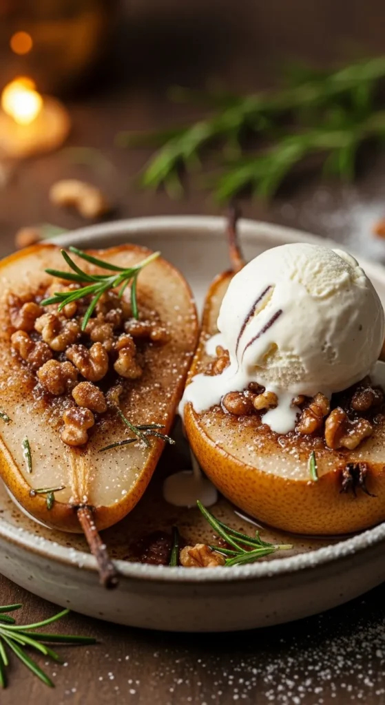 Cozy Baked Pears