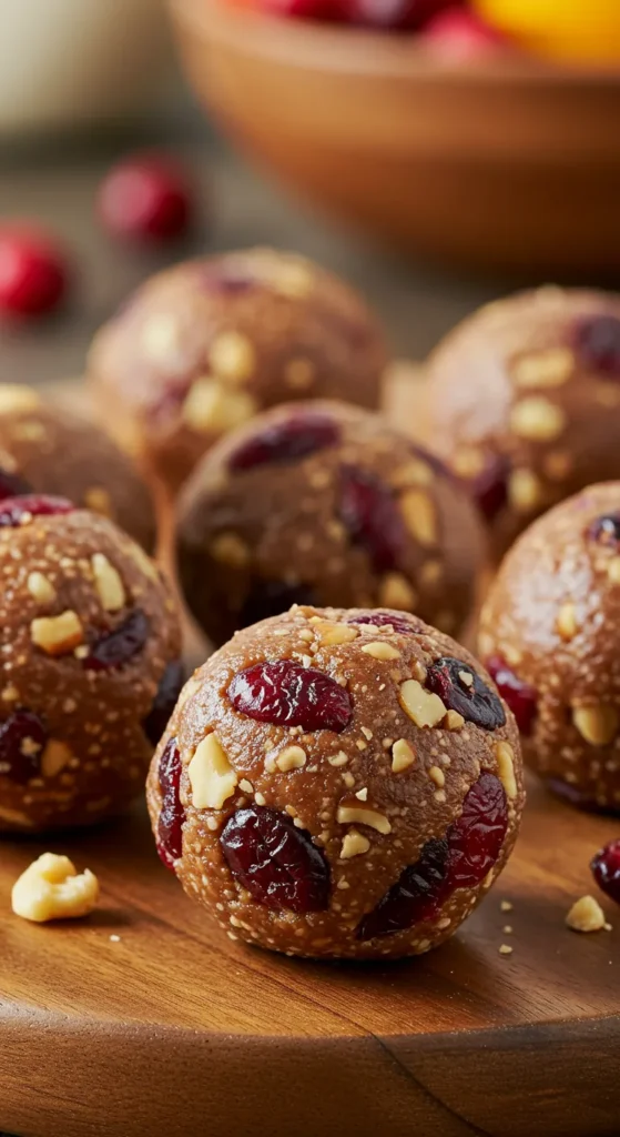 Cranberry Nut Energy Balls