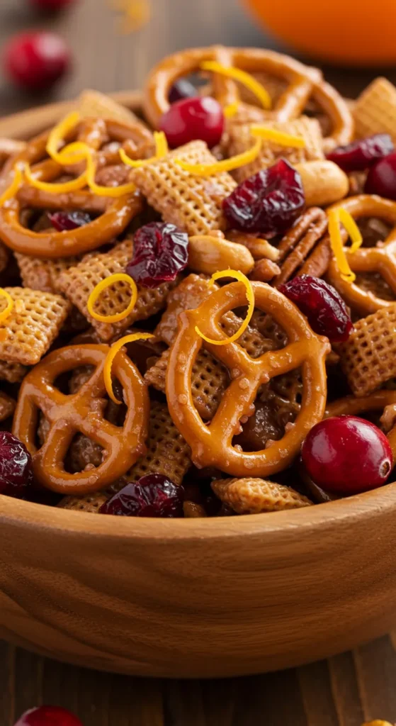 Cranberry Orange Chex Mix