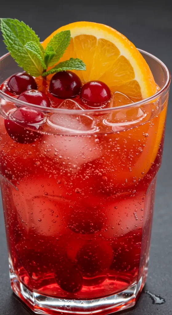 Cranberry Orange Spritzer (Non-Alcoholic)