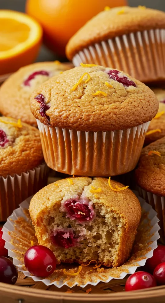 Cranberry Orange Zest Muffins