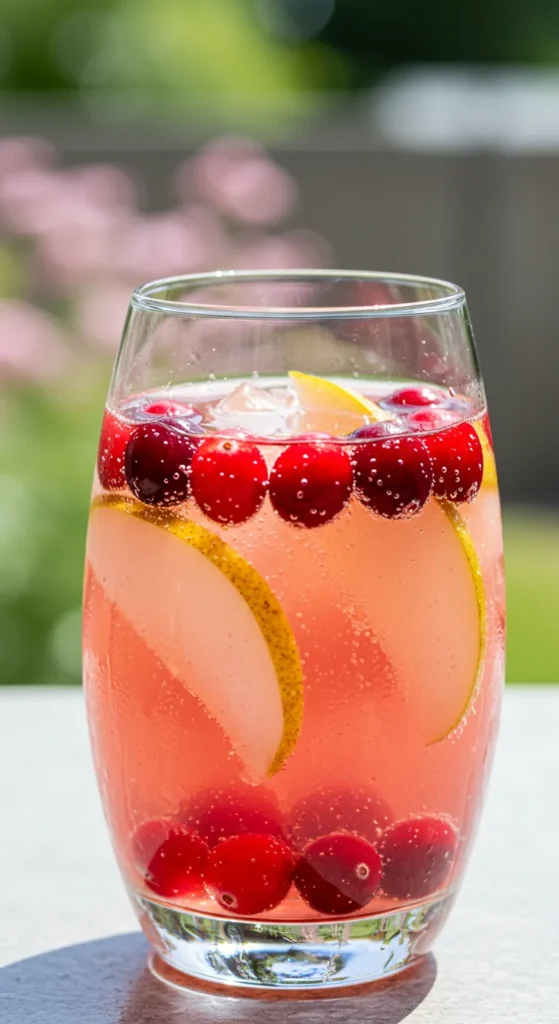 Cranberry Pear White Sangria