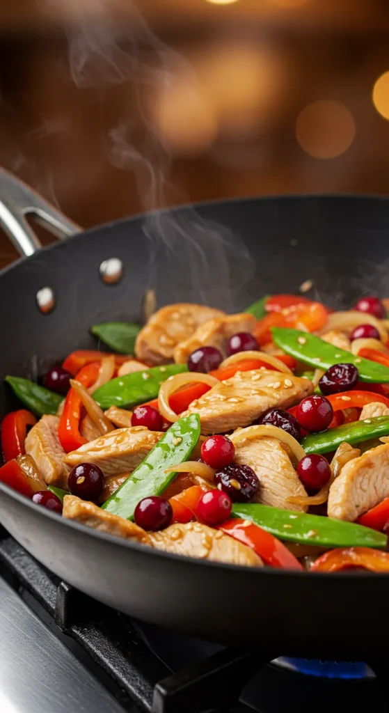 Cranberry Turkey Stir-Fry