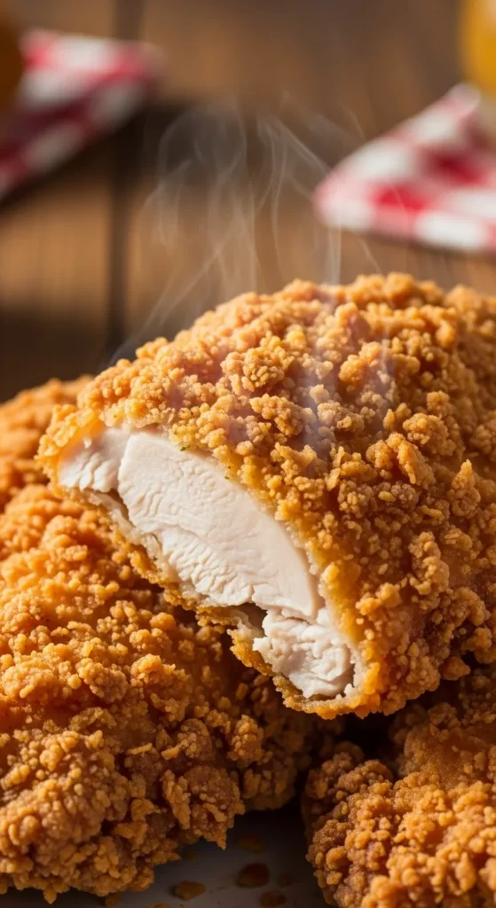 Crispy Buttermilk Fried Chicken Golden & Juicy Recipe