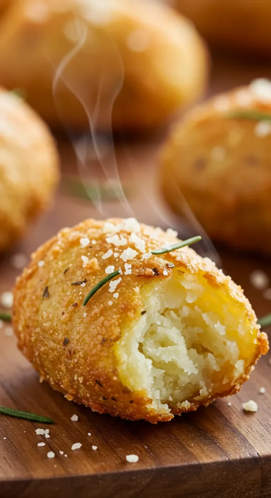 Crispy Parmesan Rosemary Potato Bites
