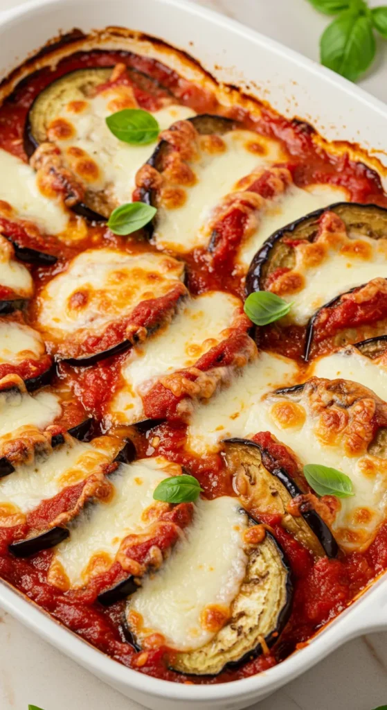 Eggplant Parmesan Bake
