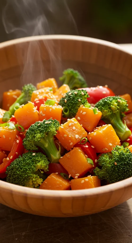 Fall Veggie Stir-Fry with Ginger