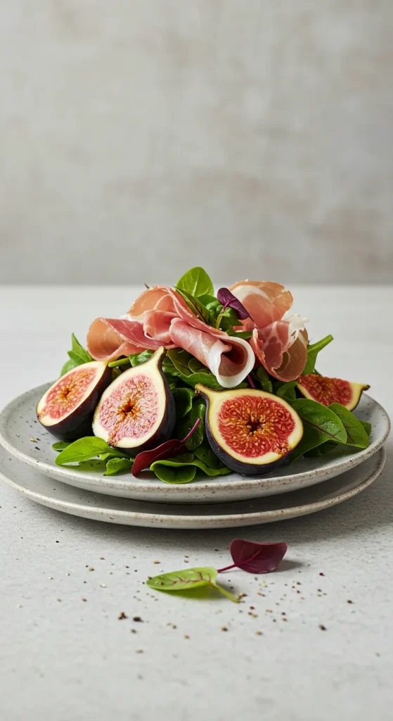 Fig and Prosciutto Autumn Greens