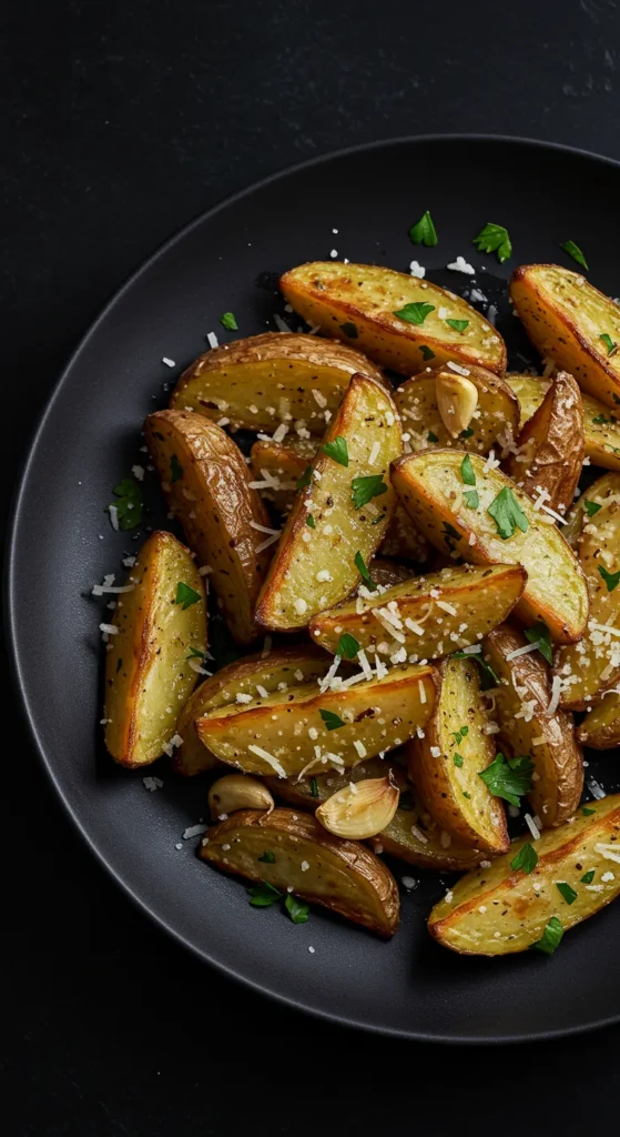 Garlic Parmesan Roasted Potatoes