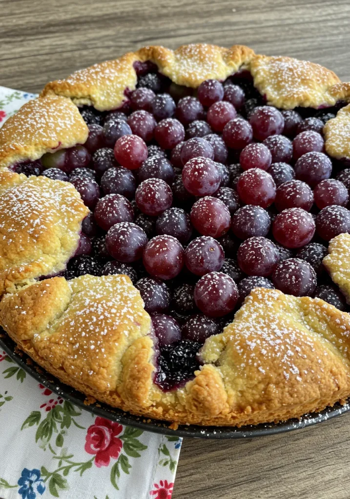 Grape Blueberry Pie Recipe