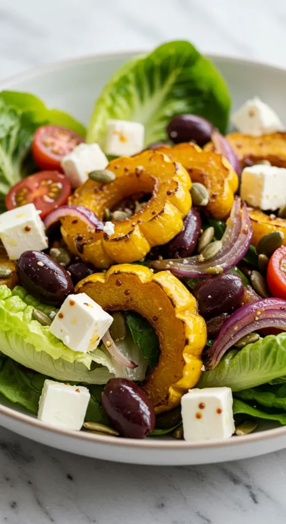 Greek Salad with a Fall Twist