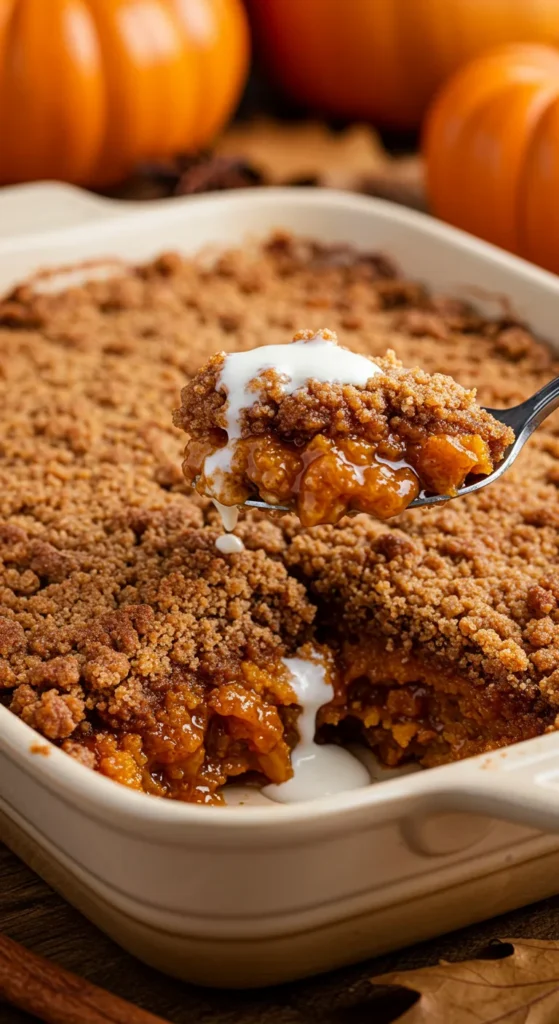 Harvest Pumpkin Dump Cake