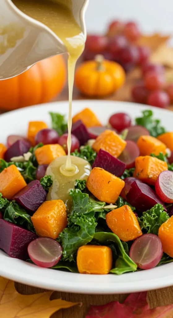 Harvest Salad with Maple Dijon Dressing