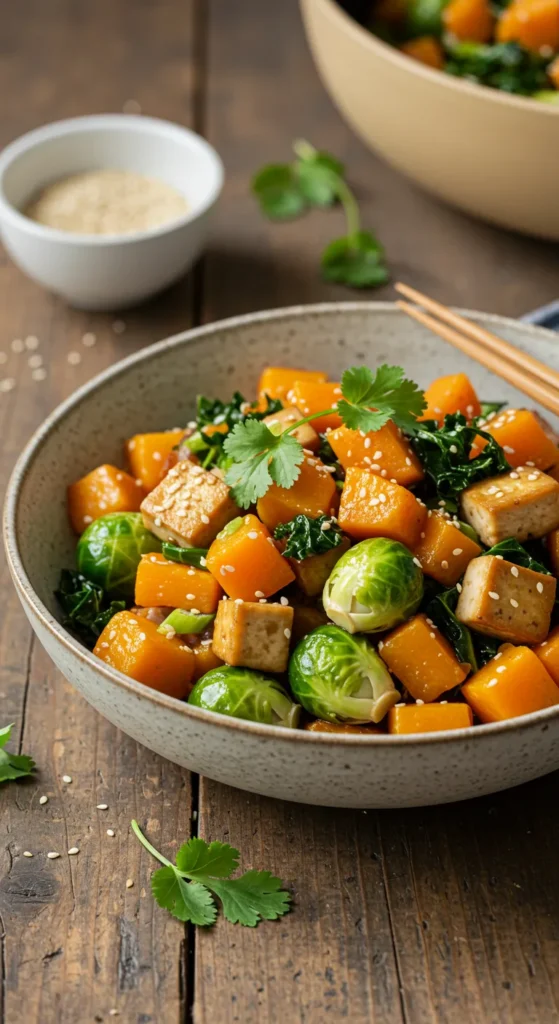 Harvest Vegetable Stir-Fry with Tofu